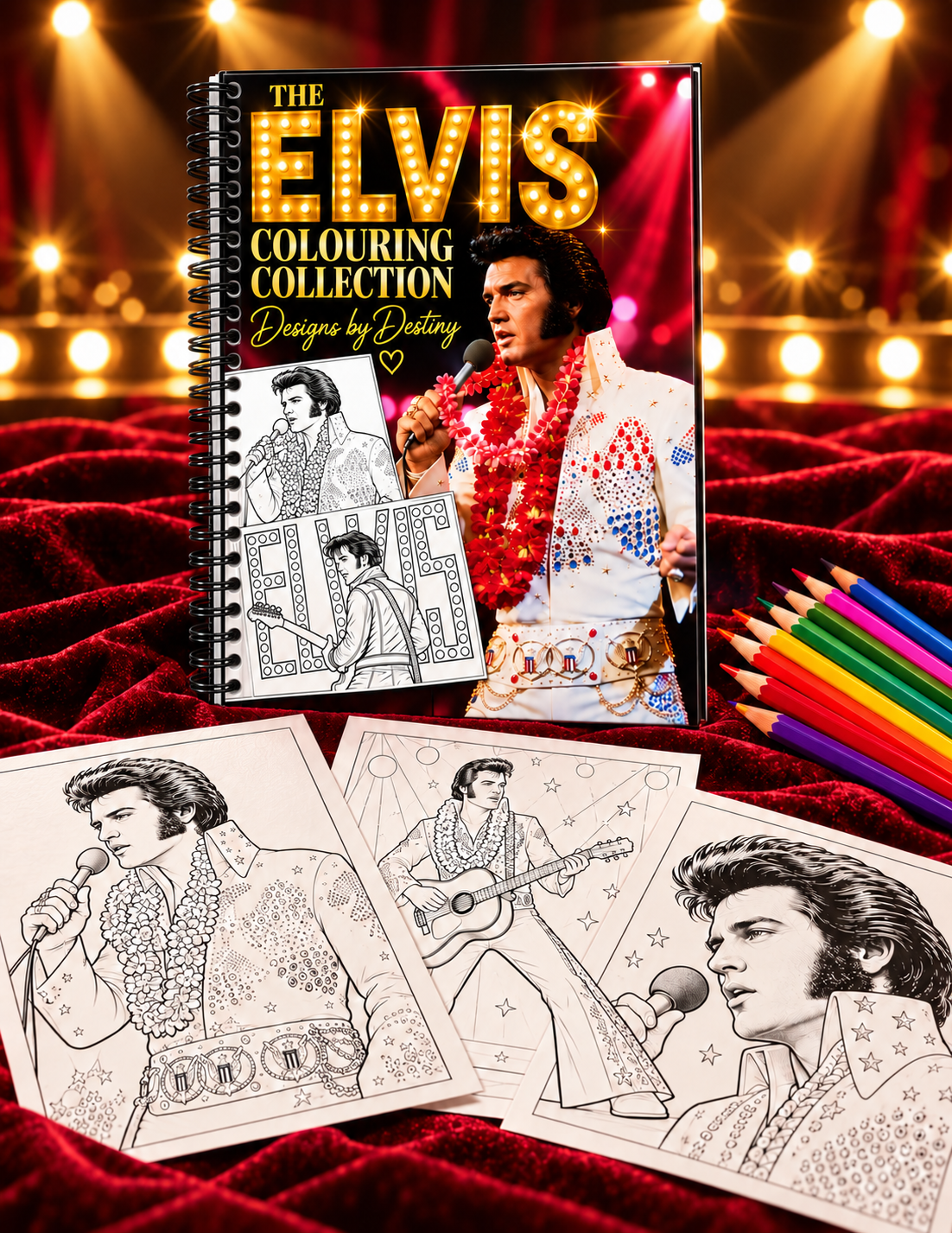 Elvis Colouring Collection