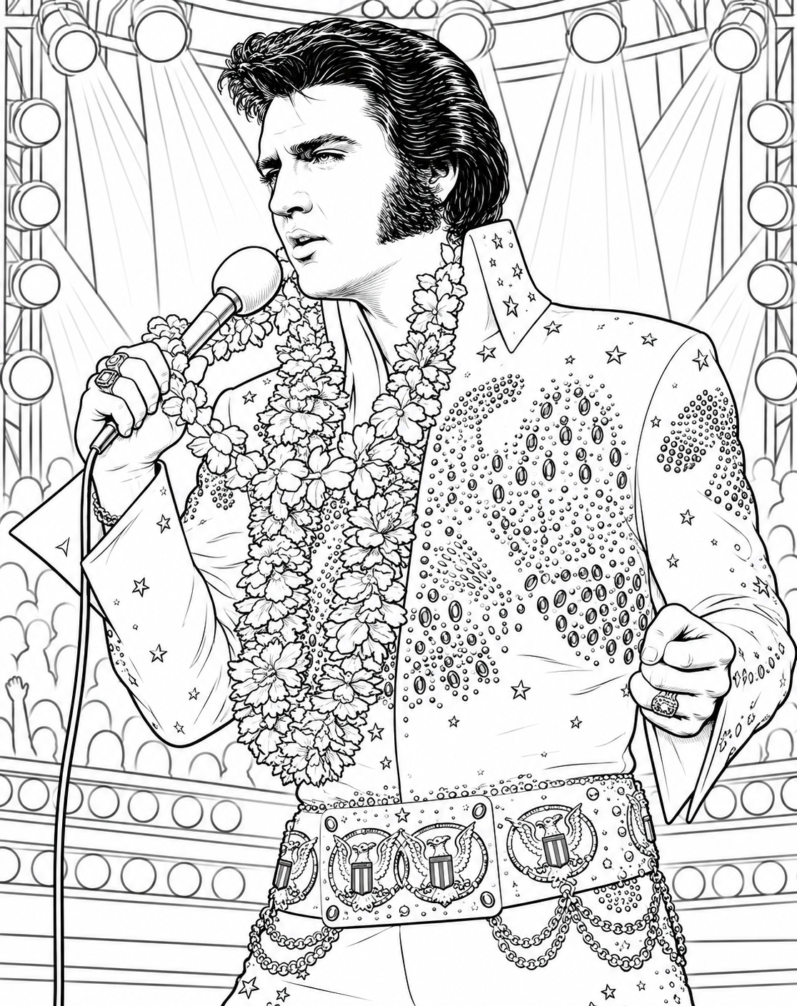 Elvis Colouring Collection